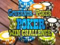Jeu Governor of Poker Poker remporte le défi  en ligne