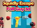 Jeu Échappement de Squidly Fall Guy 3d en ligne