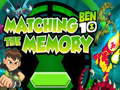 Jeu Ben 10 correspondant à la mémoire  en ligne