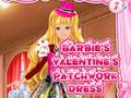 Jeu La robe patchwork de la Saint-Valentin de Barbie  en ligne