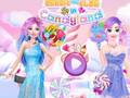 Jeu Barbie et Elsa au pays des bonbons  en ligne