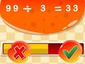 Jeu Jeu de maths vrai et faux  en ligne