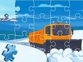Jeu Puzzle de camions d'hiver  en ligne