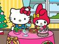 Jeu Dîner de Noël Hello Kitty et ses amis  en ligne