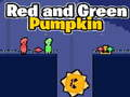Jeu Citrouille rouge et verte  en ligne