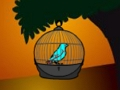 Jeu Évasion d'un petit oiseau bleu  en ligne
