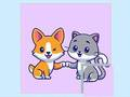 Jeu Casse-tête Chiens et Chats  en ligne