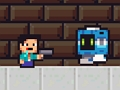 Jeu Noob Super Agent contre Robots  en ligne