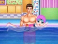 Jeu Baby Taylor Apprendre à nager  en ligne