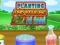 Jeu Plantation et fabrication de nourriture  en ligne