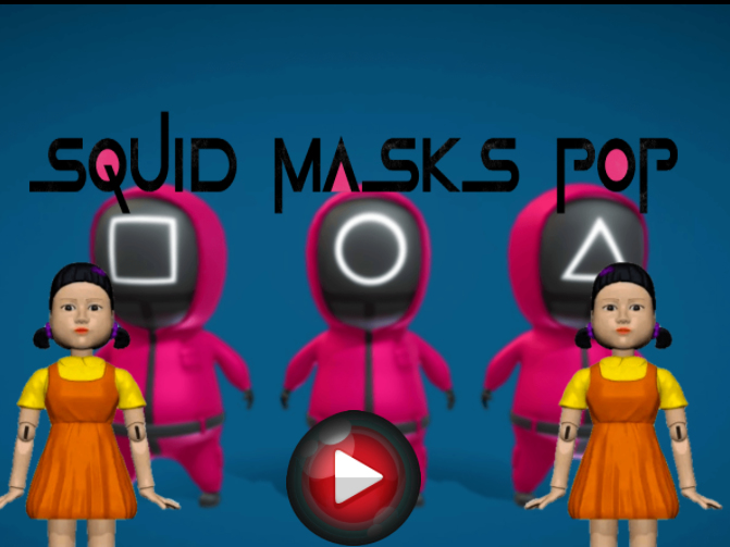 Jeu Masques de calmar Pop  en ligne