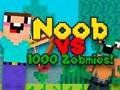 Jeu Noob contre 1000 zombies  en ligne