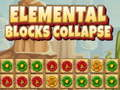 Jeu Effondrement des blocs élémentaires  en ligne