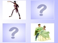 Jeu La princesse et la grenouille Memory Card Match  en ligne