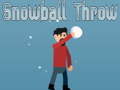 Jeu Lancer de boule de neige  en ligne