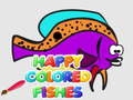 Jeu Heureux poissons colorés  en ligne
