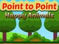 Jeu Point à point des animaux heureux  en ligne