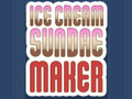 Jeu Machine à sundae à crème glacée  en ligne