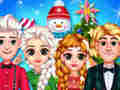 Jeu Célébration de Noël princesse congelée  en ligne