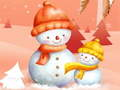 Jeu Toboggan bonhomme de neige  en ligne