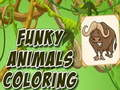 Jeu Coloriage Animaux Funky  en ligne