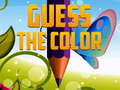 Jeu Devinez la couleur  en ligne
