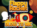 Jeu Flappy Rocket avec soufflage  en ligne