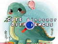 Jeu Différences de dinosaures mignons  en ligne