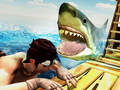 Jeu Chasse aux requins en colère en radeau  en ligne