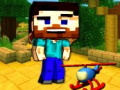Jeu Aventure en hélicoptère Mineblock  en ligne