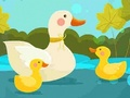 Jeu Puzzle Mère Canard et Canetons  en ligne