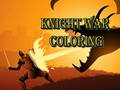 Jeu Chevalier Guerre Coloriage  en ligne