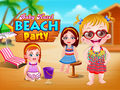 Jeu Bébé Hazel Beach Party  en ligne