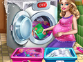 Jeu Maman fait la lessive  en ligne