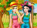Jeu Princesses travaillant dans le jardin  en ligne