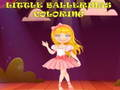 Jeu Coloriage Petites ballerines  en ligne