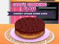 Jeu Cours de cuisine de Sara : gâteau renversé aux cerises  en ligne