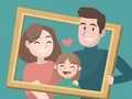 Jeu Casse-tête de famille heureuse  en ligne