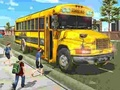 Jeu Conduite d'autobus scolaire de la ville  en ligne