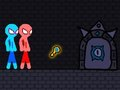 Jeu Corde Stickman Rouge et Bleue  en ligne