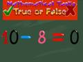 Jeu Tâches mathématiques vrai ou faux  en ligne