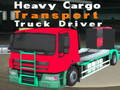 Jeu Conducteur de camion de transport de marchandises lourdes  en ligne