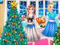 Jeu Sapin de Noël Ellie contre Annie  en ligne