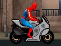 Jeu Spider-Man sur une moto  en ligne