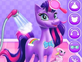 Jeu Monde magique de toilettage de licorne  en ligne