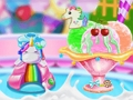 Jeu Machine à maïs à crème glacée licorne  en ligne