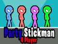 Jeu Fête Stickman 4 Joueur  en ligne