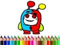 Jeu Retour à l'école : livre de coloriage OddBods  en ligne