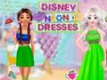 Jeu Robes fluo Disney  en ligne