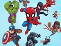 Jeu Mémoire des super-héros Marvel  en ligne